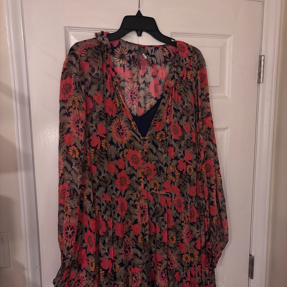 Floral Long Sleeve Dress